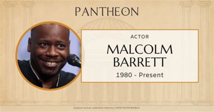 Malcolm Barrett American Actor