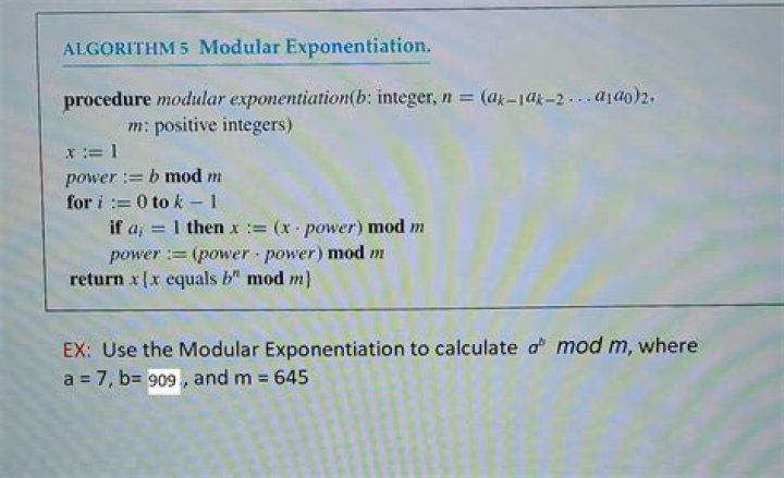 Modular Exponentiation 5^15mod23